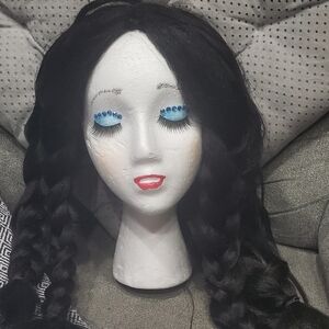 Black Braided Women’s Wig – Elegant Long Braids